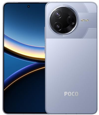 XIAOMI POCO F7 Pro 5G Smartphone 12GB+256GB 6.67 WQHD+ Flow AMOLED DotDisplay, Snapdragon® 8 Gen 3, pantalla AMOLED Flow 2K 120Hz, cámara dual de 50MP, 6000mAh, Azul (Con cargador)