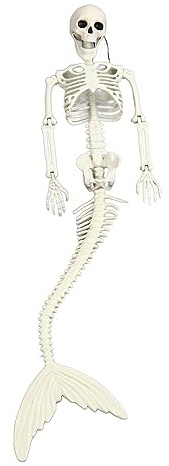 Halloween Skeleton, 80cm Posable Full Body Skeleton with Movable Joints, Indoor Outdoor Halloween Decor for Garden, Patio, Spooky Party, Halloween Decoration UK