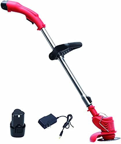 Tagliaerba a Batteria, Leggero, Portatile, Senza Fili, Piccolo, Ricaricabile, con Batteria al Litio, tagliaerba Sprout, Rosso