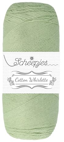 Scheepjes Cotton Whirlette Yarn 100g - Sage Leaf Green