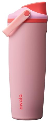 Owala FreeSip Sway Stainless Steel Water Bottle, 890ml, Angel Food Cake