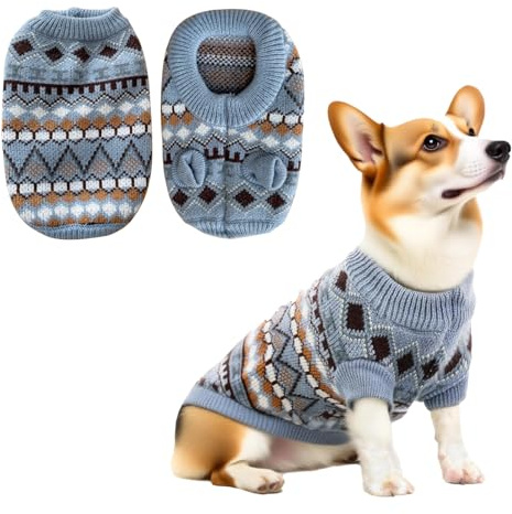 Gkhlg 1 Piece Thick Knitted Dog Jumper Warm and Stretchy Dog Sweater for Medium Size Dogs Perfect for for Medium Large Dogs Cats to Keep Warm in Cold Weather
