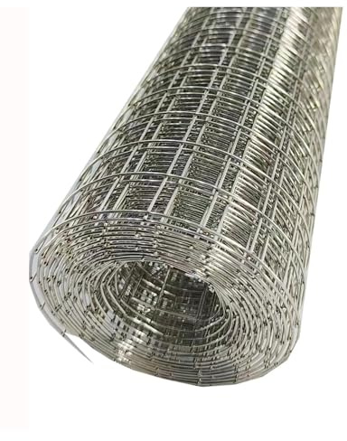 Drahtgitter Metallgitter, Schutz für Neue Pflanzen 1cm/0,8mm Drahtzaun für Wühlmausgitter(0.5x5m)