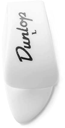 JIM DUNLOP Plektrum Daumen Weiß 4 Stück Groß