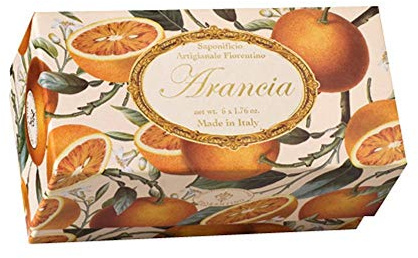 Orangenseife Saponificio Arancia 6St