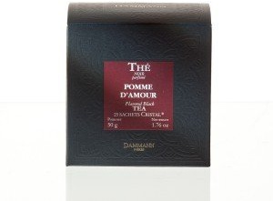 Thé noir pomme d'amour 25 sachets cristal - Dammann Frères