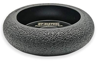 DT-DIATOOL Konvexe Diamant-Schleifscheibe, Durchmesser 7,6 cm, für Beton, Marmor, Granit, Quarzprofil, Diamant-Höhe, 20 mm