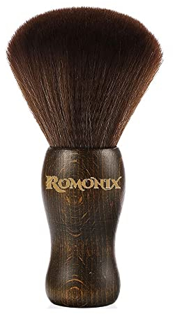 Neck Duster Brush - ROMONIX Professional Barber Large Hair Cutting Neck Hair Brush Barber Cleaning Hairbrush Hair Sweep Styling Tool