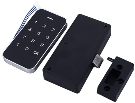Sonew Elektronisches Schrankschloss mit Passwort, Digitales Touch Tastatur Schloss, Elektronisches Digitales Code Automatikschloss, Schubladen Passwortschloss