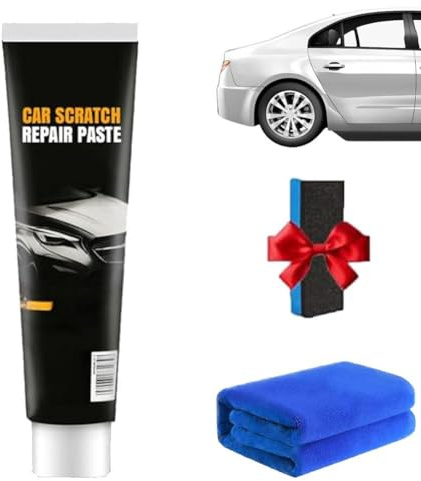 Car Scratch Repair Paste, Autokratzer-Reparaturpaste, Car Scratch Remover, Politur Auto Kratzer Entfernen, Auto-Kratzer-Reparaturmittel, Karosserie-Compound mit Polier-Schleifpaste (1 Stücke)