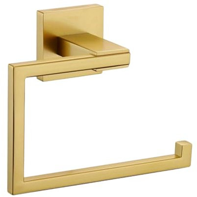 Toilettenpapierhalter Für Badezimmer Tissue Papierspender Toilettenrollenhalter Halten Sie Mega Rollen Edelstahl_Gold gebürstet