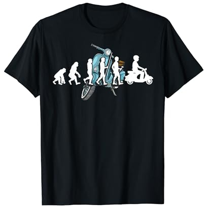 Rollerfahrer Roller Moped Scooter Motorroller Scooter Mofa T-Shirt