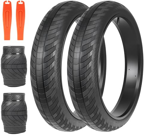 ZUKKA 2er-Pack Fat Bike Tires,E-Bike Reifen 24 Zoll 24x3.0 Fat Reifen Mantel 76-507 für E-Bike Mountainbike Heavy Duty Hochleistungs-Verschleißfestes E-Bike Mountain Snow Bike
