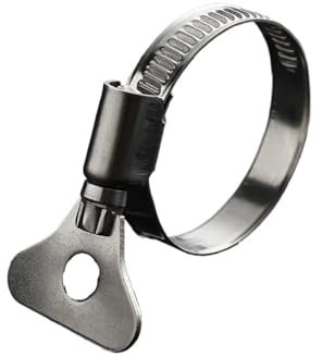 1 Stück Edelstahl-Schlauchschelle, T-Bolzen, Rohrclip mit Griff, Luft-/Wasserrohr, Kraftstoffschlauchclips, runde Abdichtung, Reparaturwerkzeug Schlauchschellen(32-50mm)