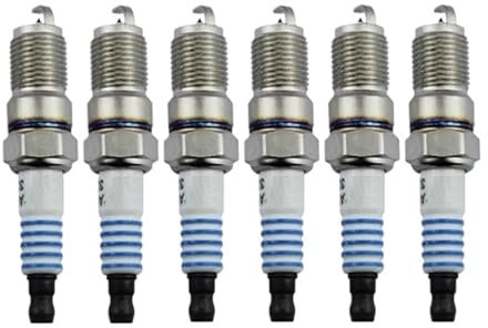 BDAKQJV Zündkerzen für Auto, Platin, SP-432 AGSF 32FM, 6 Stück