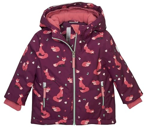 first instinct by killtec FISW 29 MNS 42138-000 Children's Ski Jacket with Hood and Snow Guard Plum 98/104