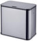 RedFactor - Papelera de acero inoxidable para colgar con tapa filtrante – 5L sin olor, cubo de residuos de cocina para puerta de armario, encimera o bajo fregadero (gris metálico)