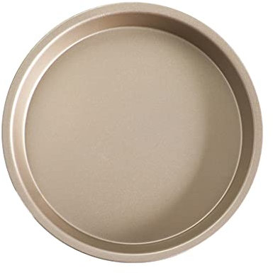 Teglia Antiaderente per Pizza, teglia Antiaderente per Dolci, teglia Facile da Pulire, teglia per Dolci in Acciaio Inox, teglie per Pizza (Oro) (Oro)