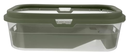 YARNOW Vasca per Tartarughe d'Acqua Grande con Piattaforma per Essiccazione Contenitore in Plastica per Alimentazione delle Tartarughe Terrazza per