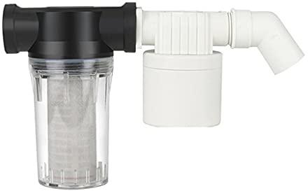 1/2 Zoll, 3/4 Zoll, 1 Zoll Schwimmerventil aus Kunststoff mit 80-Maschen-Filter – Automatische Wasserstandsregelung for Solarwassertanks und Wassertürme(1inch)