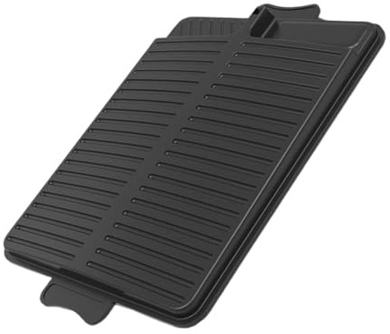 ELAYARD Maifan Stone Coated Griddle Plate with Handle for Gas Grill Non Stick BBQ Pan for Indoor Cooking and Outdoor Camping Large Grill Rack for Efficient Multi Dish Preparation