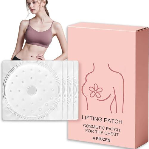 Lifting Patch - Silicone Breast Support for Natural Lift & Firming, Reusable, Suitable for Swimwear, Daily Home Travel - 1Box/4Pcs