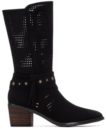 REFRESH - Stivali da donna Donna Nero - Scarpe comode e versatili - Moda casual - Modello 17529303 (Misurare 38)