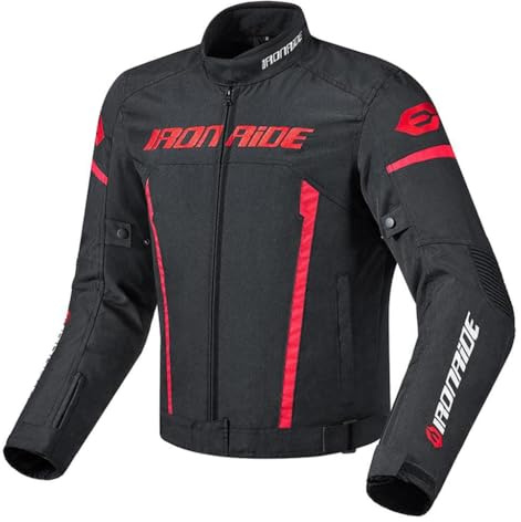 YIXANNX Chaqueta de motociclista Chaquetas de moto para hombre Chaqueta impermeable a prueba de viento de verano Abrigo textil Aventura Touring Motocicleta Chaquetas de moto Ropa, Negro, METRO