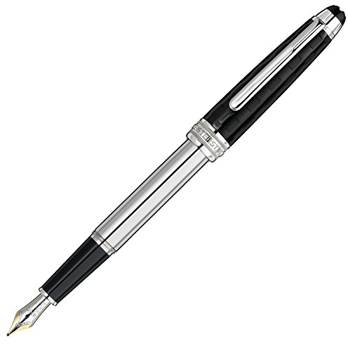 Montblanc Füllfederhalter Meisterstück Solitaire in der Farbe Schwarz mit der Federstärke M, 103106