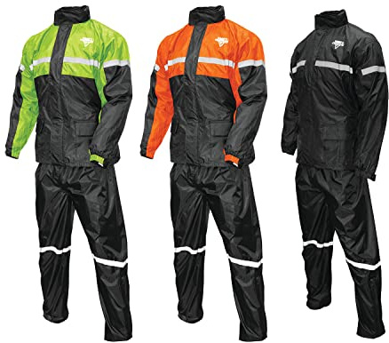 Nelson-Rigg unisex adult Reflective Stormrider SR 6000 HVY 05 XX, Hi-vis Yellow/Black, XX-Large US