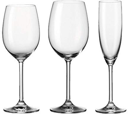 Leonardo Daily Gläserset 18 tlg.- Rotwein, Weißwein und Sektgläser