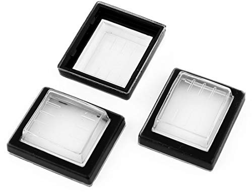 sourcing map Silikon Wasserdicht Wippschalter Schutzkappe 3pcs 35x30x12mm | Rechteckig Abdeckung Schalter Schützen Kappe