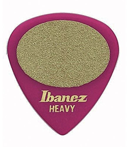 Ibanez BPA16HS-RD Grip Wizard Serie - Plektren Sandgrip Heavy (6 Stück) rot