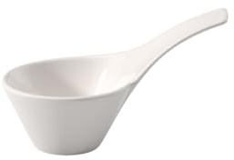 Villeroy & Boch 10-2525-3933 NewWave Dipschälchen, 0,06l, Premium Porzellan in geschwungener Form, 1-teilig