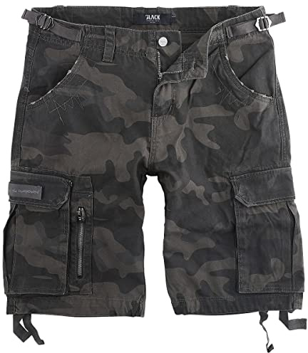 Black Premium by EMP Hombre Pantalones Cortos de Camuflaje M