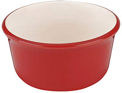 Cuisinart Chef's Classic Ceramic Bakeware-Set of 2, 9 Ounce Ramekins, CCB49-2R, Porcelain, Red, One Size