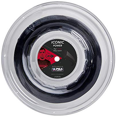 Dunlop Iconic Power Squash String, 18g/1.10mm, 100m Reel