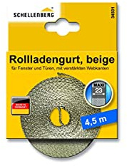3er-Set Schellenberg 34501 Rollladengurt 23mm/4,5 m beige