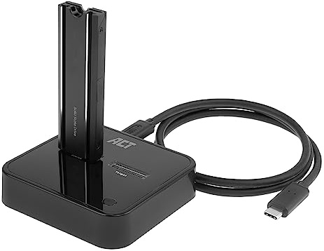 ACT M.2 NVMe/PCIe SSD Docking Station, für M-Key und B+M-Key – AC1501 | für Switch, Router, Patch Panel, TV, PC & Laptop