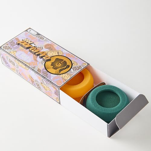 YAXI Ohrpolster für Koss PortaPro, 2 Paar, Orange + Grün