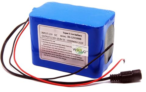 WILLQ 12 Volts Lithium Battery 12V 10Ah 20Ah 30Ah 40Ah Rechargeable Li-ion Battery Pack for Speaker/Audio/Emergency Lighting Portable Spare Battery