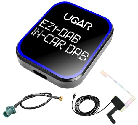 Sistema di Tuner con Doppia Antenna Radio Digitale DAB+ UGAR EZ1 per Autoradio Android