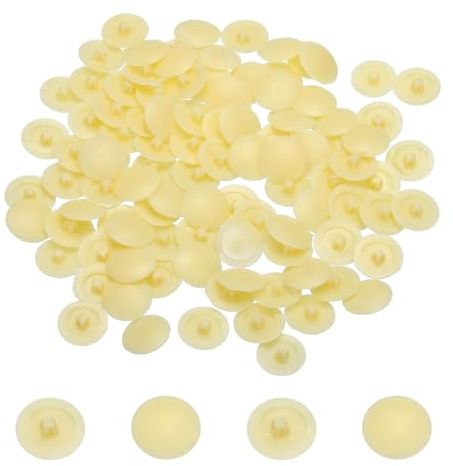 QUARKZMAN Schraubenkappen, 158 Stück 12mm - Kunststoff-Selbstschneidende Schraubenkappen, Dekorative Abdeckkappen für Schrauben mit einem Durchmesser von 7-8mm Kreuzschlitz (Beige)