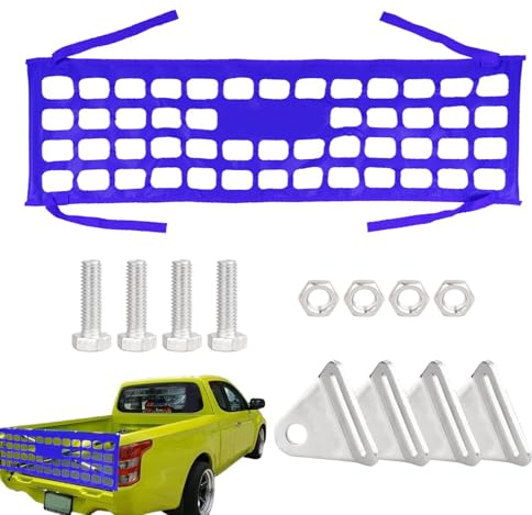 Rete di stoccaggio del Letto del Bagagliaio - Organizer per Tronchi e Rete di stoccaggio, Rete di Sicurezza per Bagagli | 121x38,6 cm Design Pieghevole per Auto Esterne, Mall