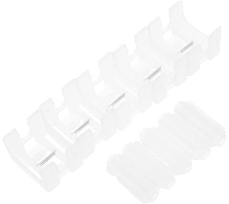GOOHOCHY Venetian Blind Cord Holder and Winder Bracket Kit 10 Pcs Cord Organization Accessories Easy Install Suitable for Multiple Blind Types Stable and Secure