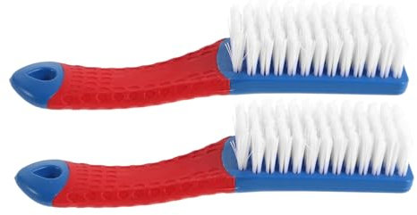 Lurrose 2pezzi Spazzola Multifunzione Per Pulizia Scarpe e Vestiti Setole Morbide Per Rimuovere Macchie Tessili e Stivali Sneaker e Casa