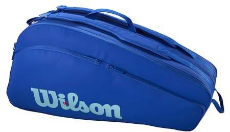 Wilson Bolsa de Tenis Ultra V5 Tour 12, Lista para el desafío, Protección Thermoguard, Diseño Acogedor, Disposición Inteligente, Artesanía excepcional