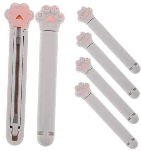 Simpatiche Clip Per Sacchetti Di Cibo Per Gatti 6 Pezzi Clip Di Chiusura in Plastica Per Conservare Snack E Cibo