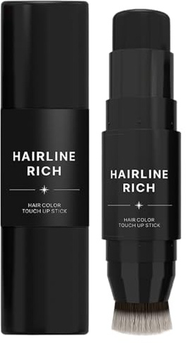 Abdeckungsstift, temporärer Haarfarbstift, doppelseitiger Farbstift, dauerhafte Haarabdeckung, sofortige Retuschierung für Frauen, Kosmetikerinnen und