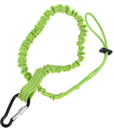 MAGICLULU 3 Piezas Cordón Retráctil Para Herramientas Mosquetón Cordón De Seguridad Ajustable Para Herramientas Para Trabajos Altura y Uso Diario